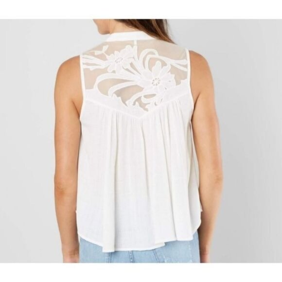 Free People Ivory Western Romance Tank - Picture 2 of 2